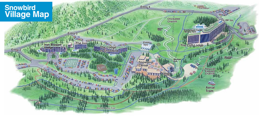 Snowbird Village Map